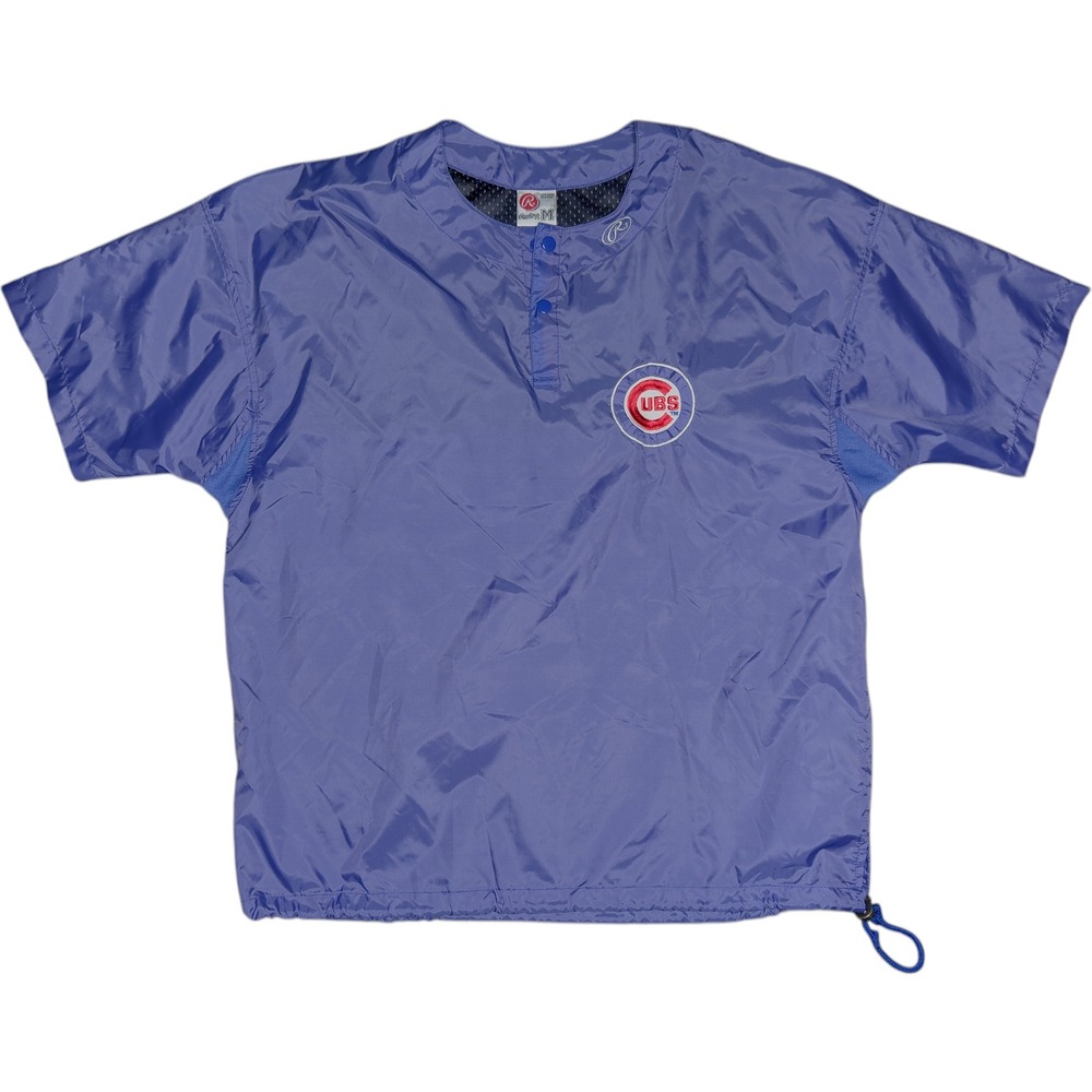 Vintage Chicago Cubs‎ Rawlings Batting Practice Jersey Medium Short Sleeve 80s